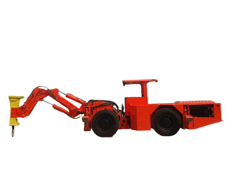 Rock Breaker or Blasting for Grizzly Oversize Ore